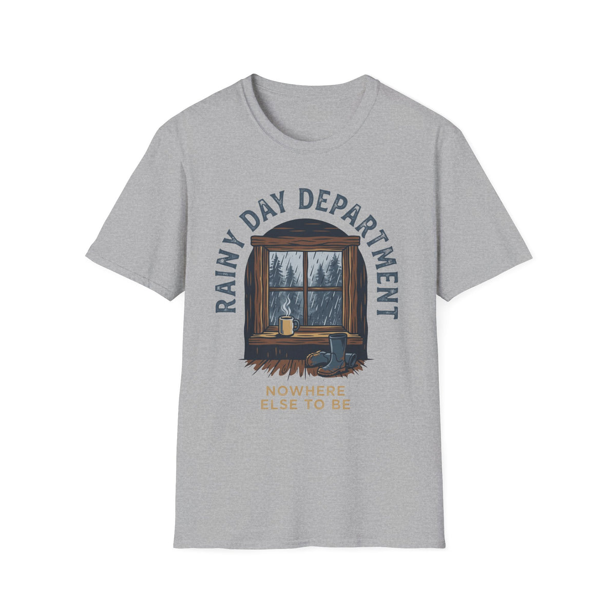 Rainy Day Department T-Shirt | Cabin Quote Tee