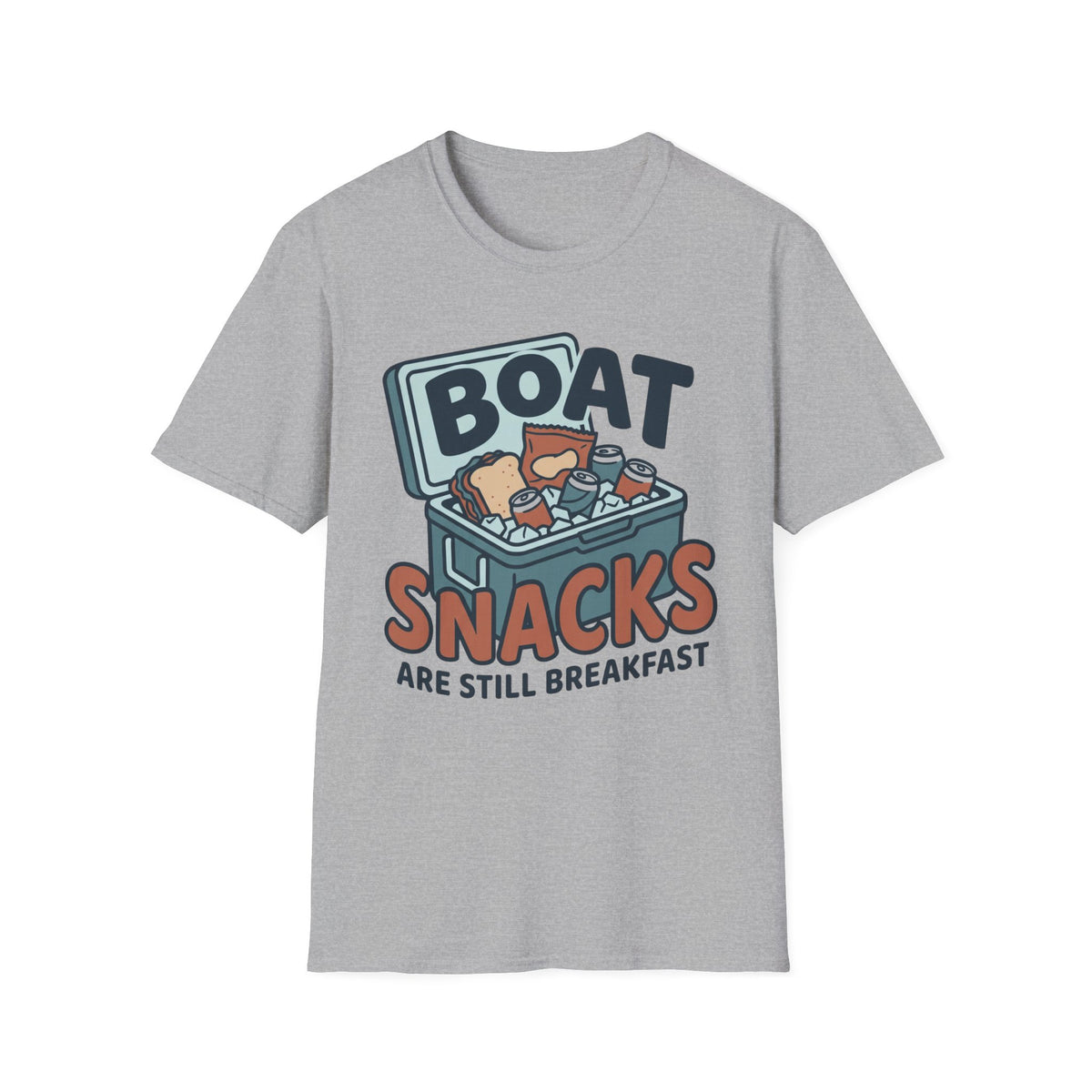 Boat Snacks T-Shirt | Lake Day Quote Tee