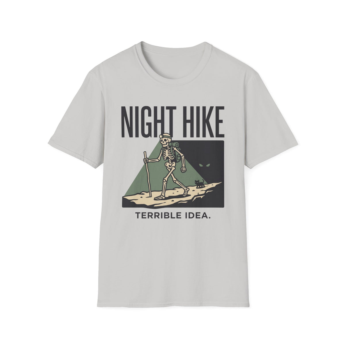 Night Hike Terrible Idea Halloween T-Shirt