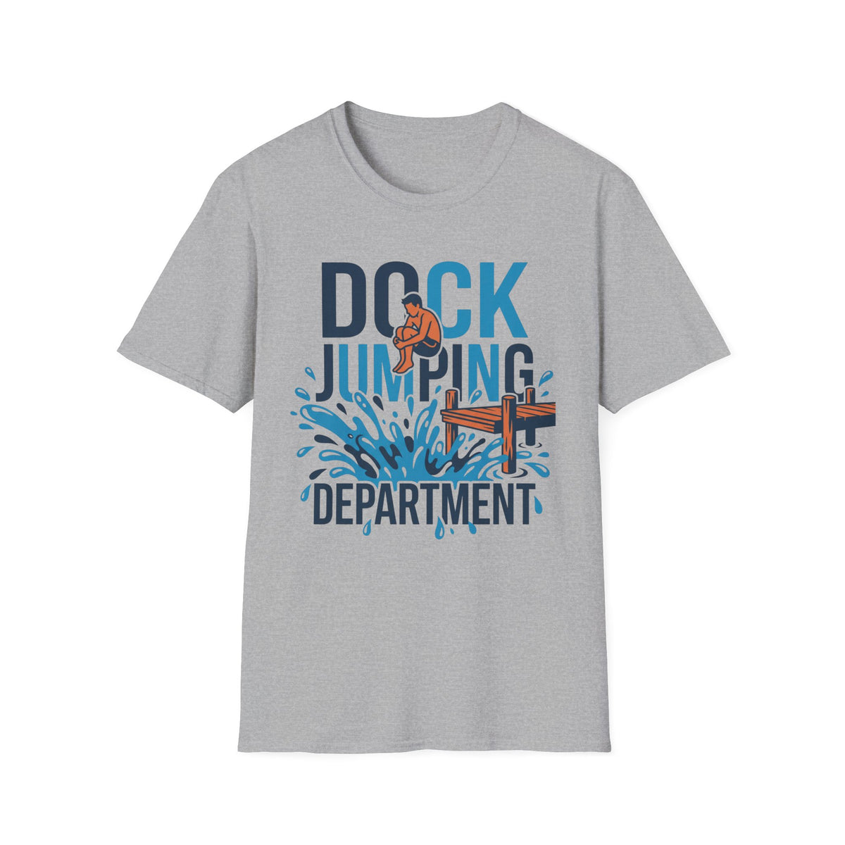 Dock Jumping Department T-Shirt | Lake Day Quote Tee