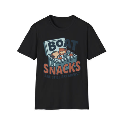 Boat Snacks T-Shirt | Lake Day Quote Tee