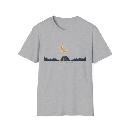 Under The Stars T-Shirt | Camping Quote Tee