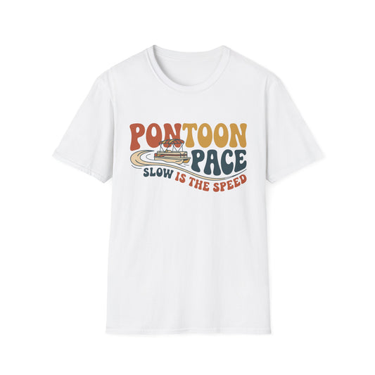 Pontoon Pace T-Shirt | Lake Day Quote Tee