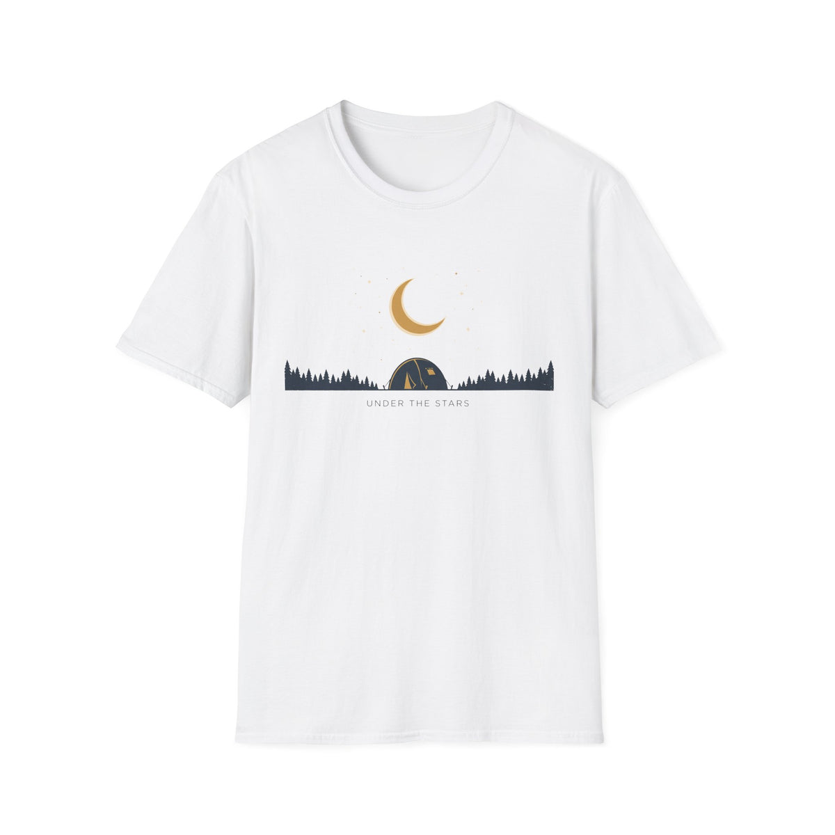 Under The Stars T-Shirt | Camping Quote Tee