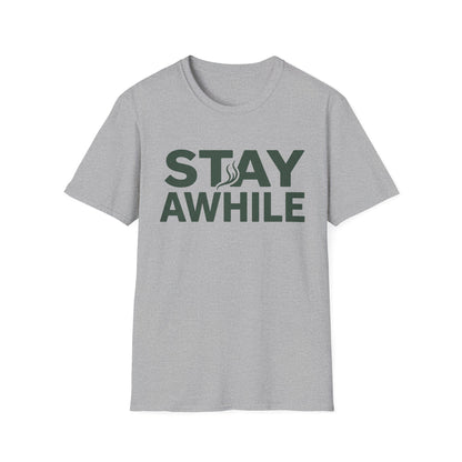 Stay Awhile T-Shirt | Cabin Quote Tee