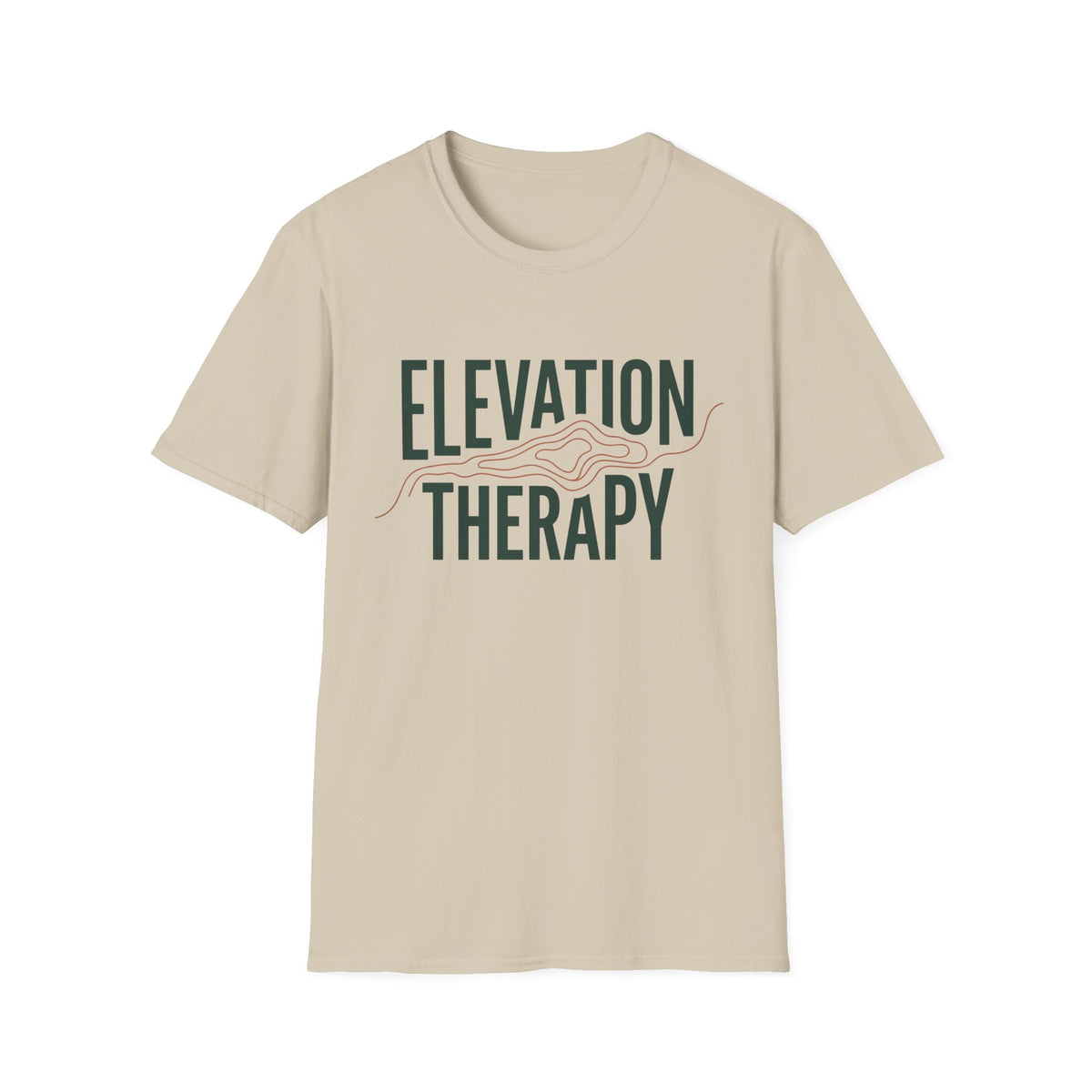Elevation Therapy T-Shirt | Hiking Quote Tee