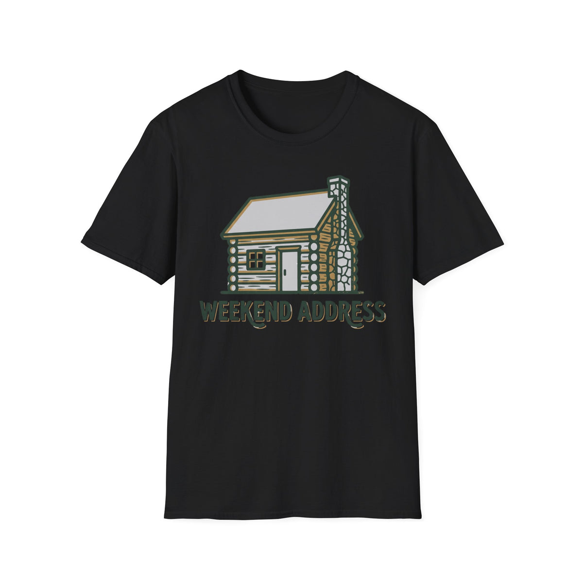 Weekend Address T-Shirt | Cabin Quote Tee
