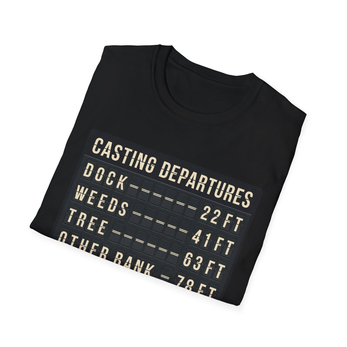 Casting Departure Fishing Humor T Shirt