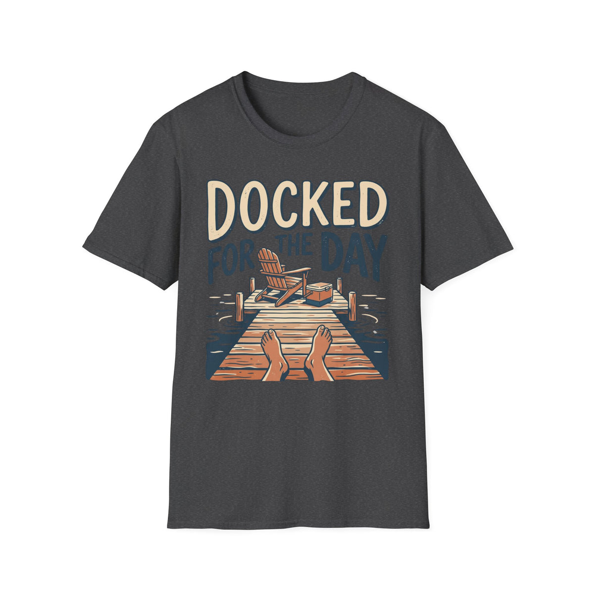 Docked For The Day T-Shirt | Lake Day Quote Tee