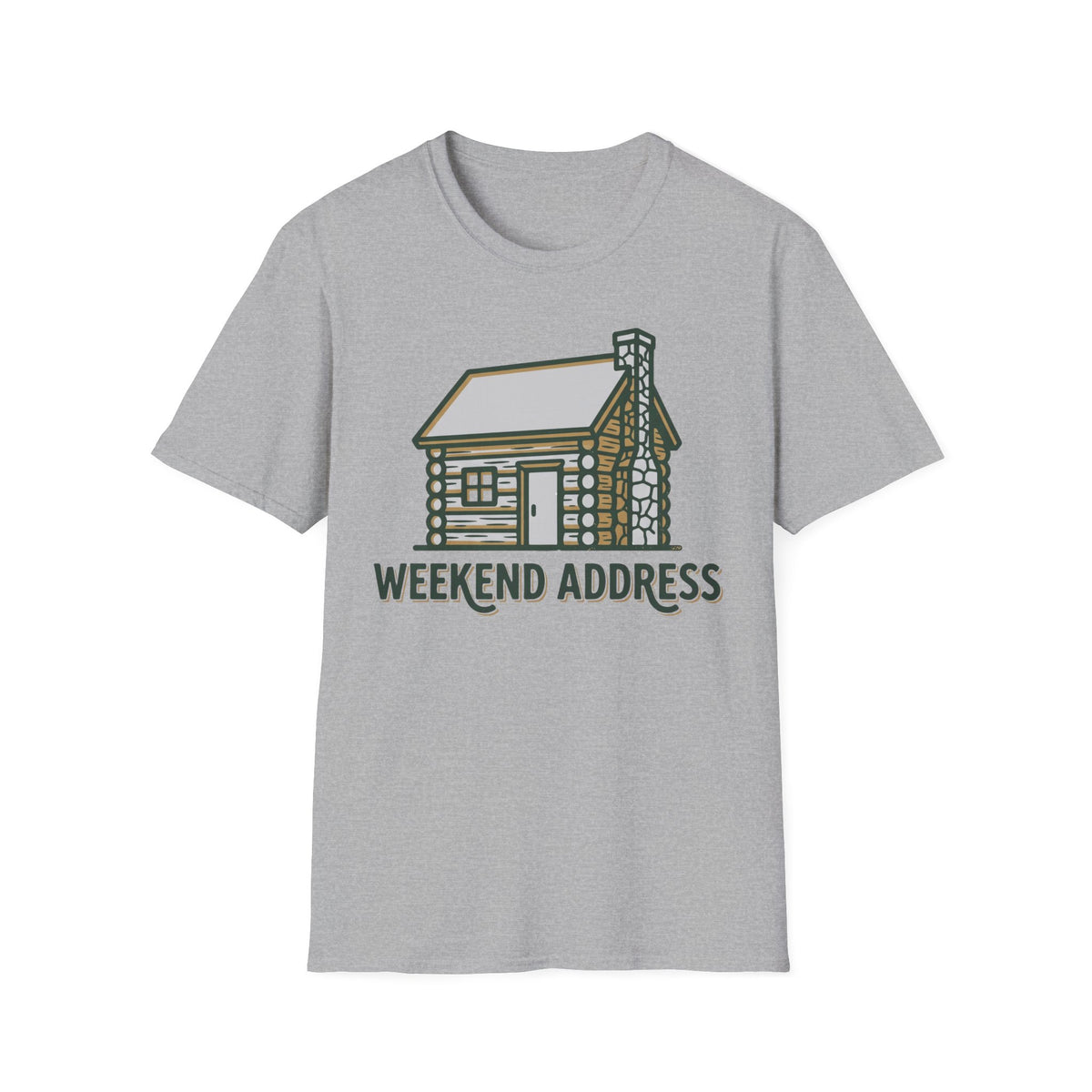 Weekend Address T-Shirt | Cabin Quote Tee