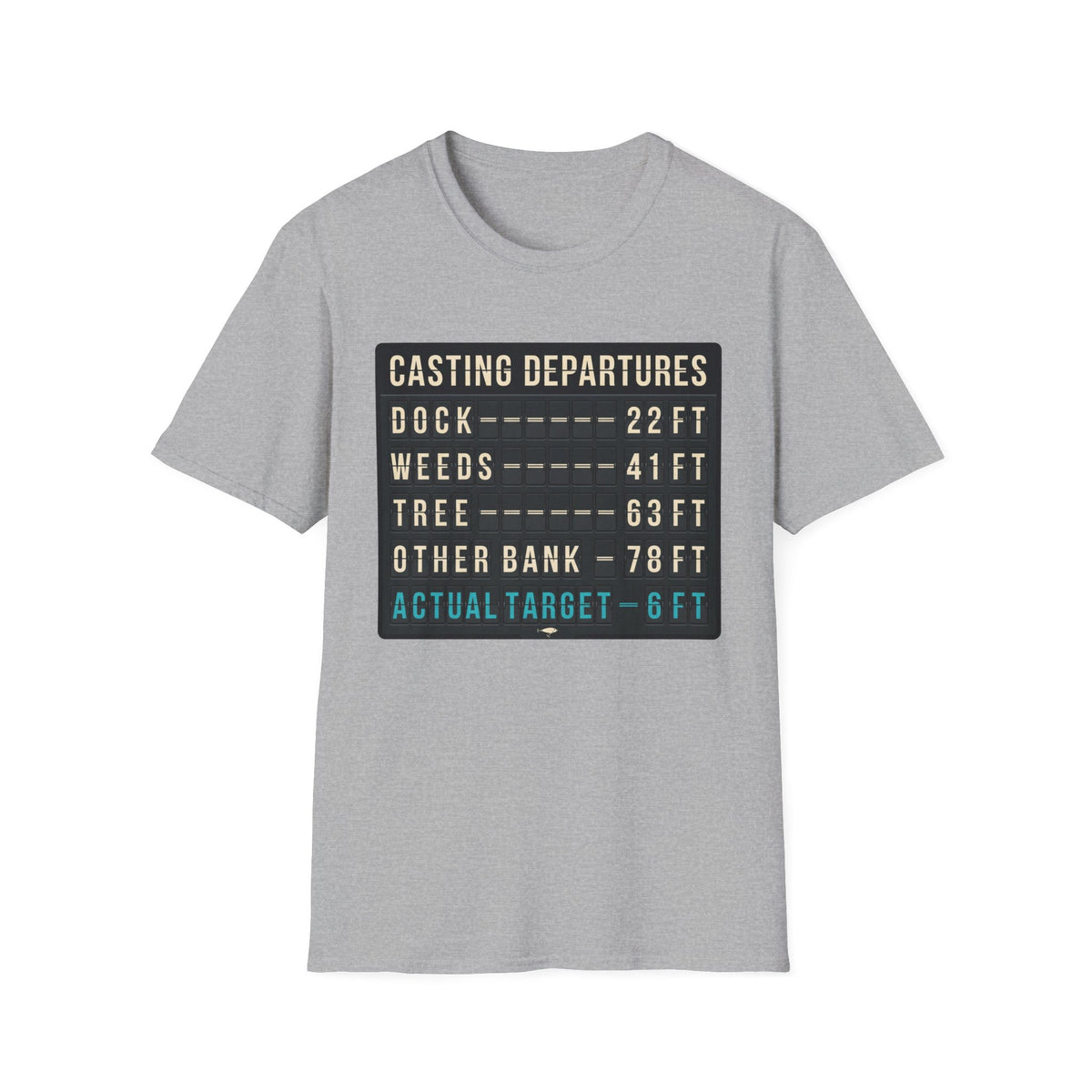 Casting Departure Fishing Humor T Shirt