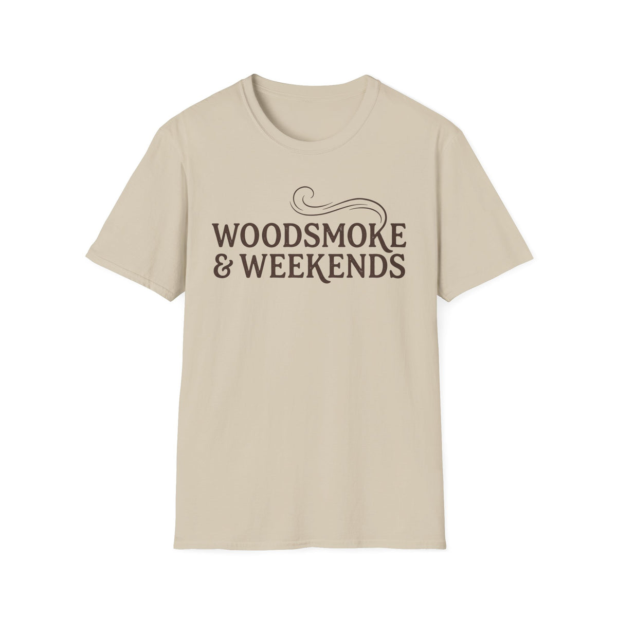 Woodsmoke & Weekends T-Shirt | Cabin Quote Tee