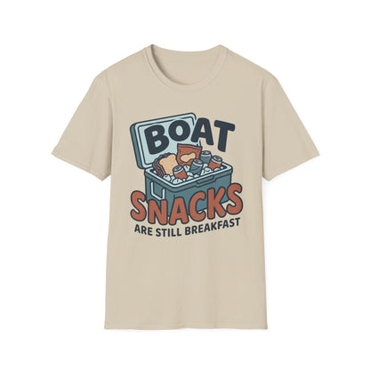 Boat Snacks T-Shirt | Lake Day Quote Tee