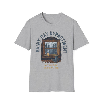 Rainy Day Department T-Shirt | Cabin Quote Tee