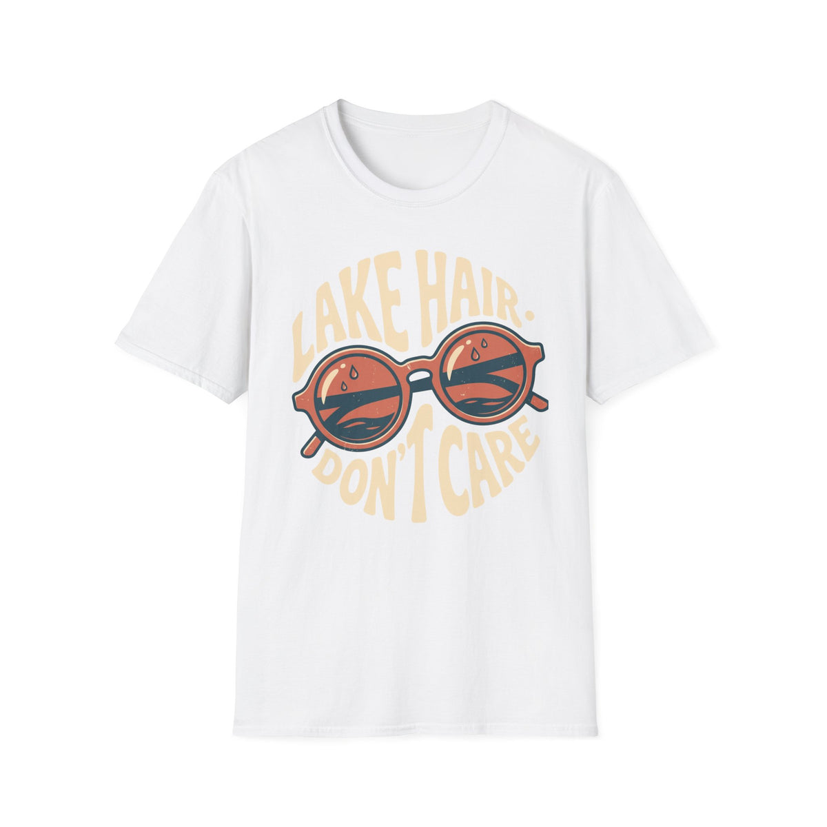 Lake Hair Dont Care T-Shirt | Lake Day Quote Tee