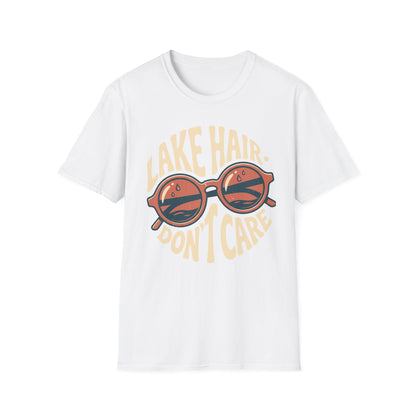Lake Hair Dont Care T-Shirt | Lake Day Quote Tee