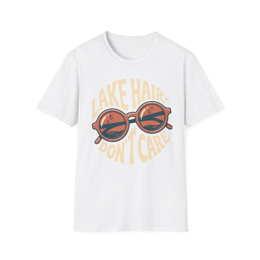 Lake Hair Dont Care T-Shirt | Lake Day Quote Tee