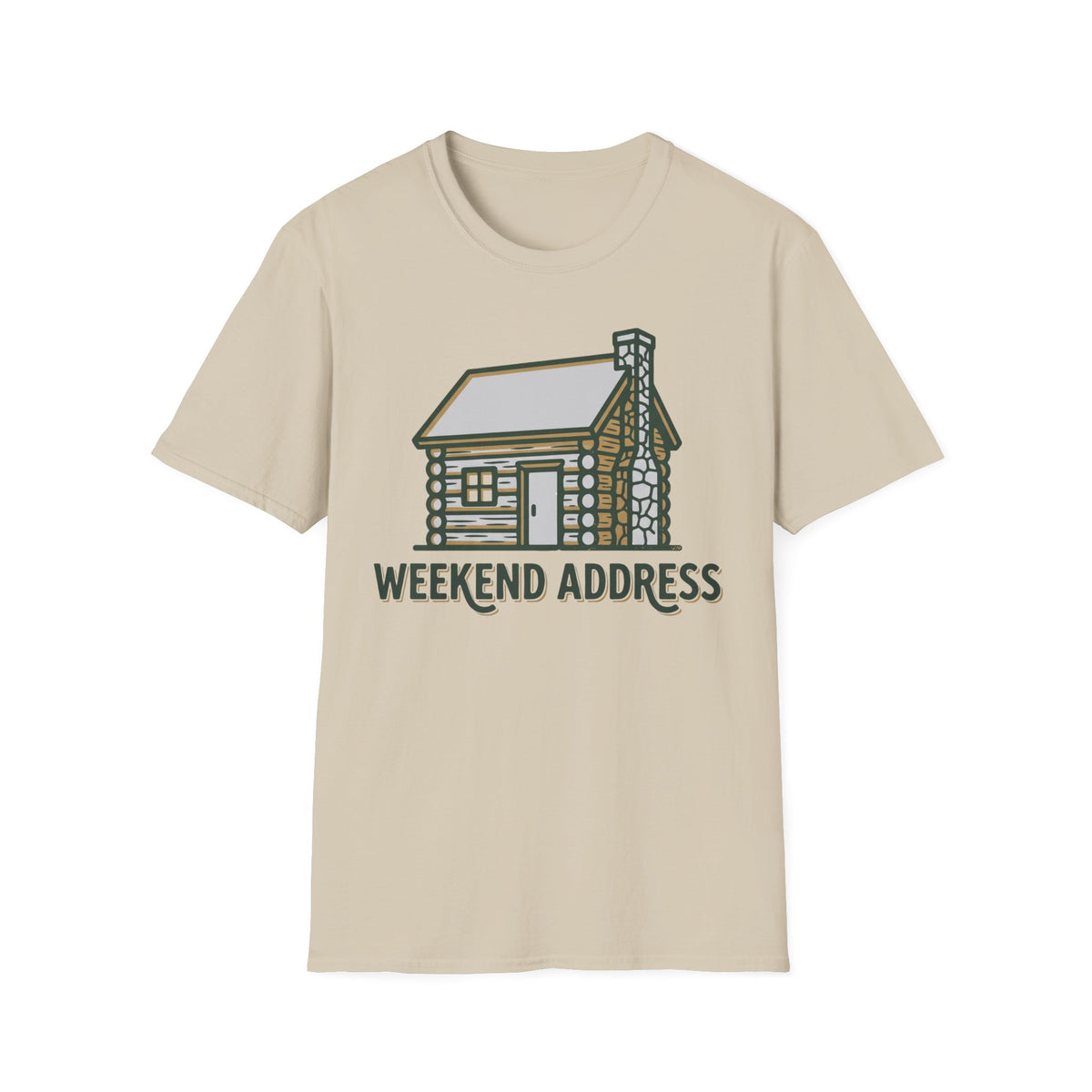 Weekend Address T-Shirt | Cabin Quote Tee