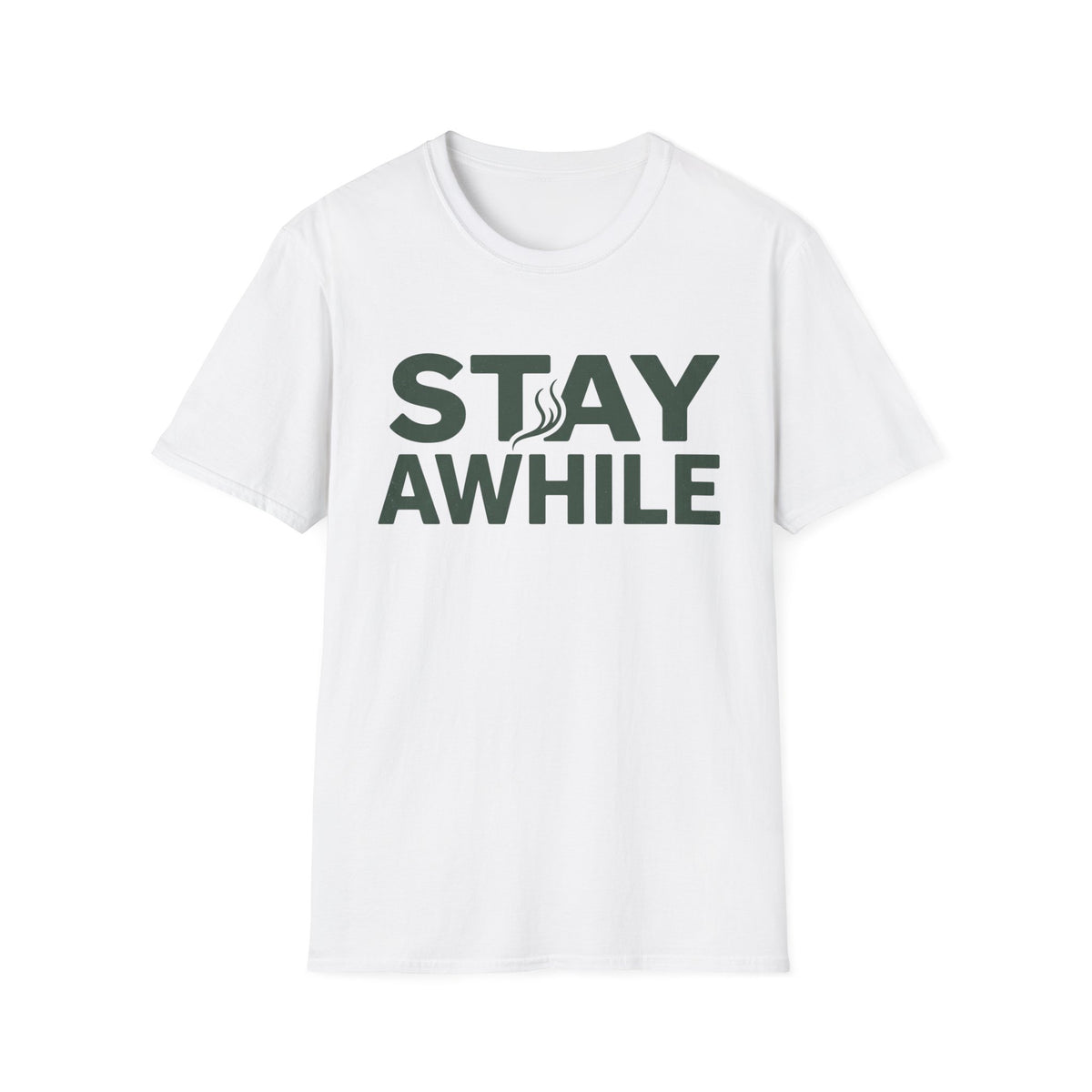 Stay Awhile T-Shirt | Cabin Quote Tee
