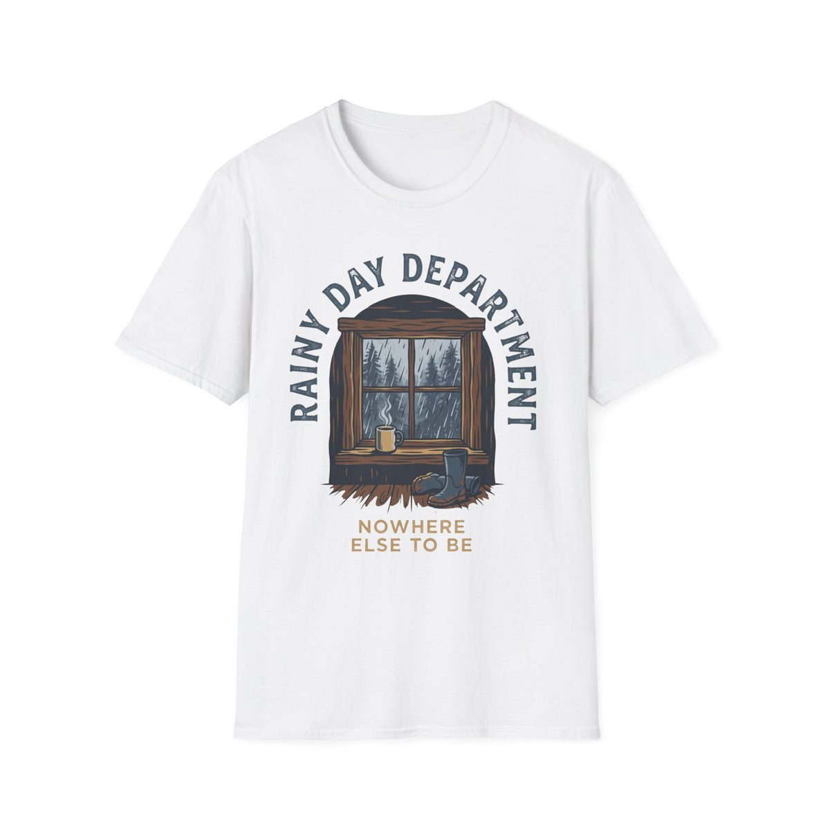 Rainy Day Department T-Shirt | Cabin Quote Tee