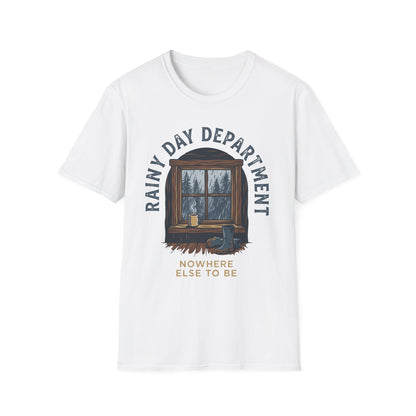 Rainy Day Department T-Shirt | Cabin Quote Tee