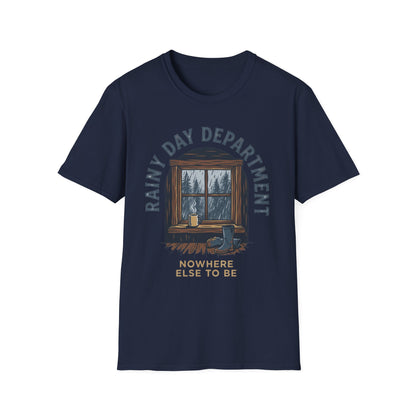 Rainy Day Department T-Shirt | Cabin Quote Tee