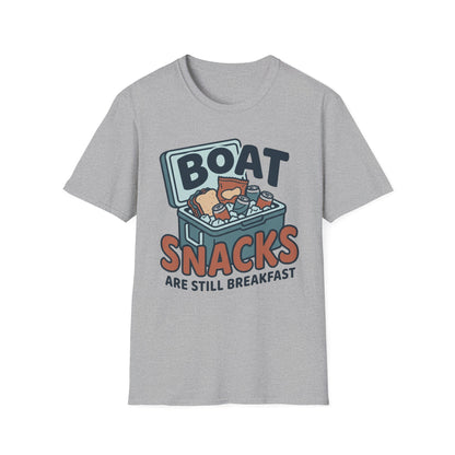 Boat Snacks T-Shirt | Lake Day Quote Tee