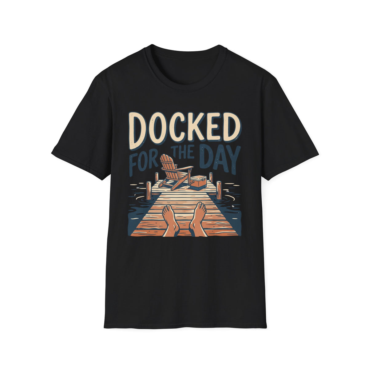 Docked For The Day T-Shirt | Lake Day Quote Tee