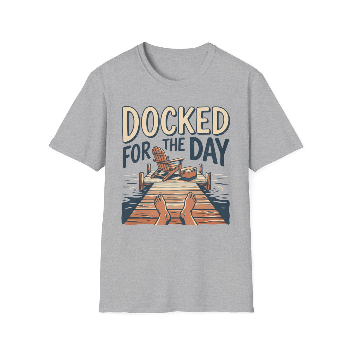 Docked For The Day T-Shirt | Lake Day Quote Tee