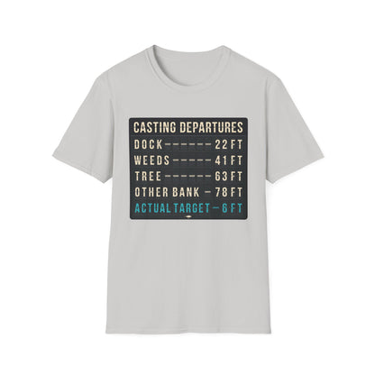 Casting Departure Fishing Humor T Shirt