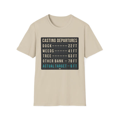 Casting Departure Fishing Humor T Shirt