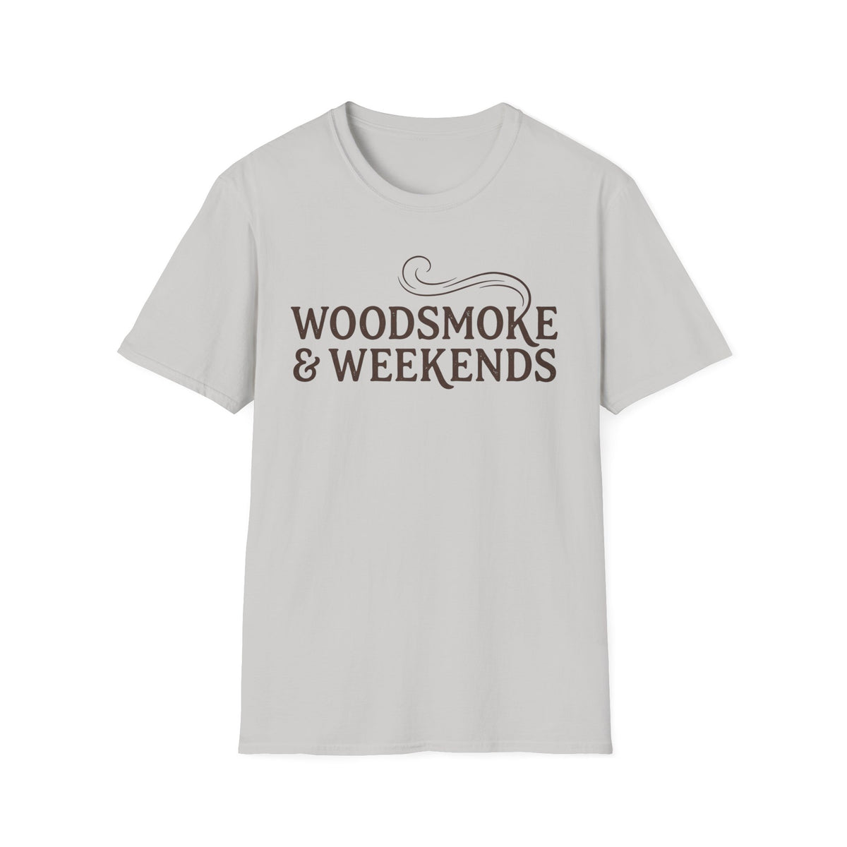 Woodsmoke & Weekends T-Shirt | Cabin Quote Tee