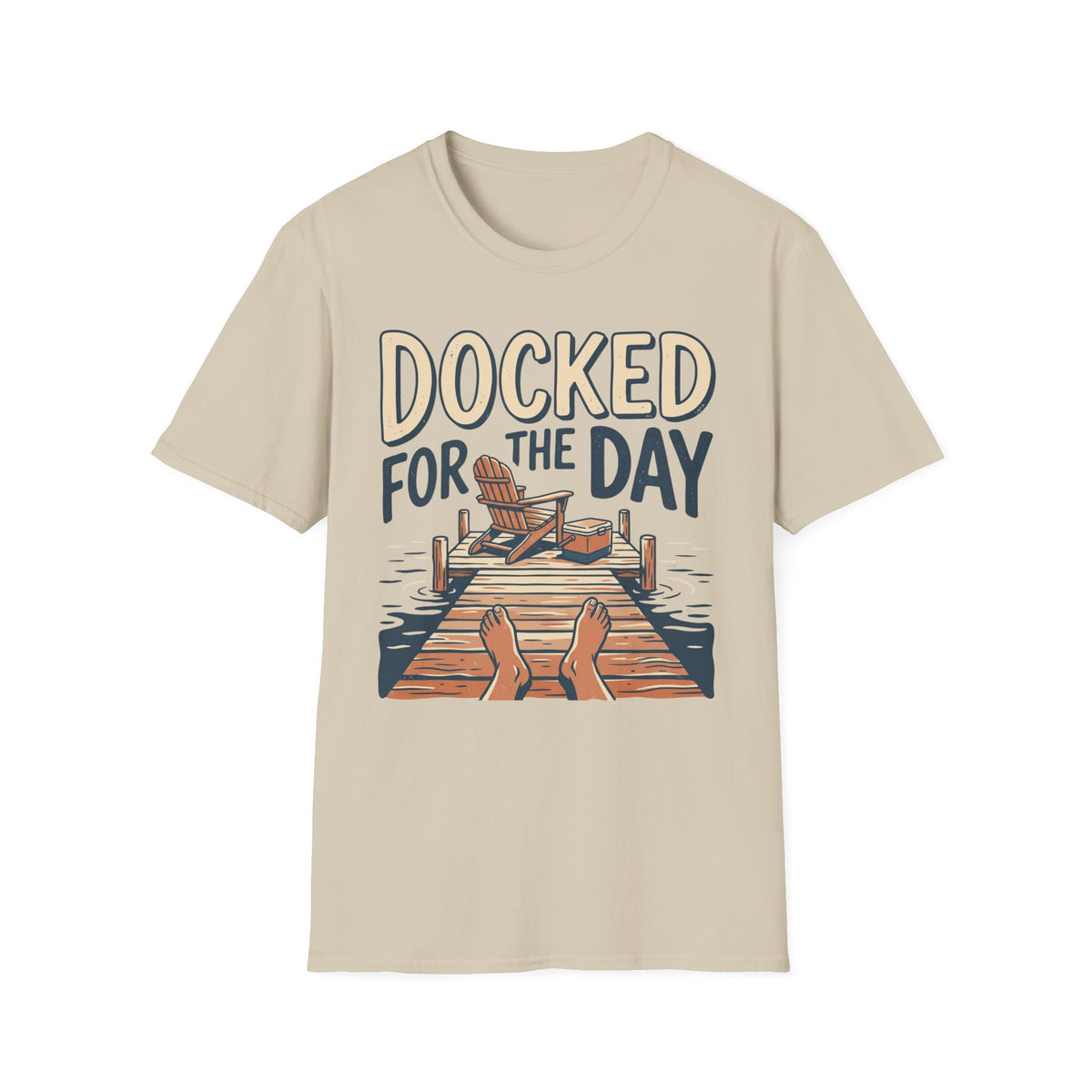 Docked For The Day T-Shirt | Lake Day Quote Tee