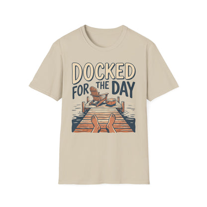 Docked For The Day T-Shirt | Lake Day Quote Tee