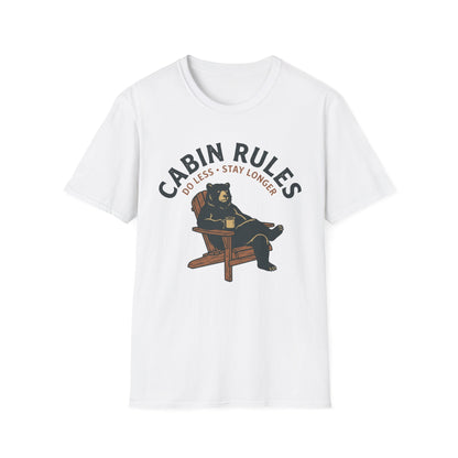 Cabin Rules T-Shirt | Cabin Quote Tee