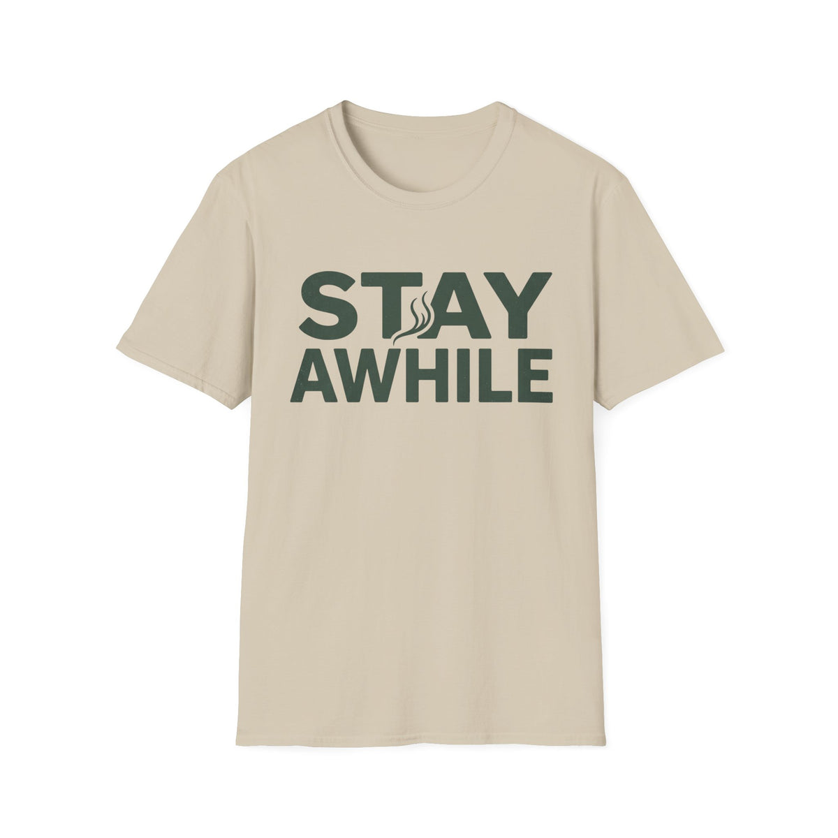 Stay Awhile T-Shirt | Cabin Quote Tee