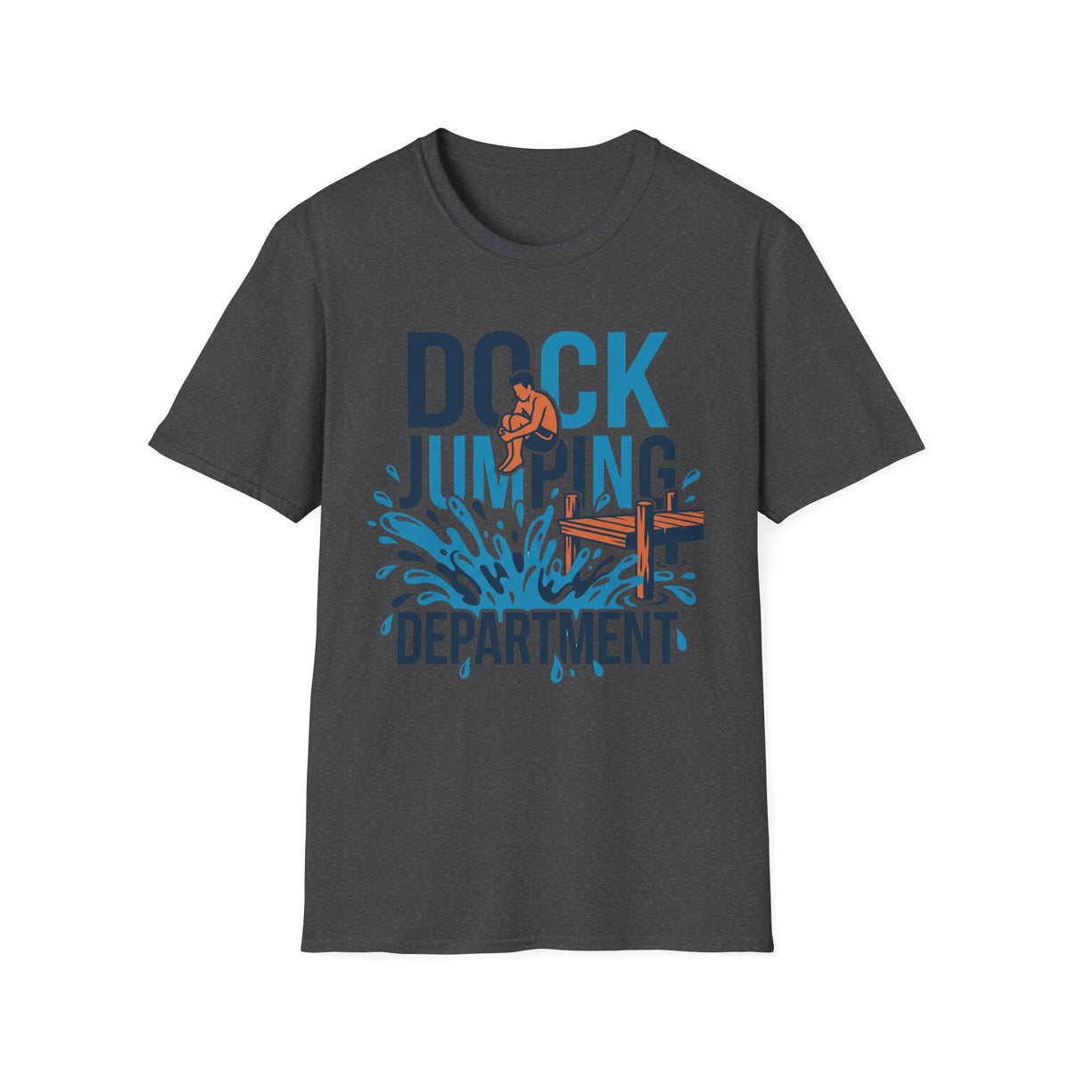 Dock Jumping Department T-Shirt | Lake Day Quote Tee