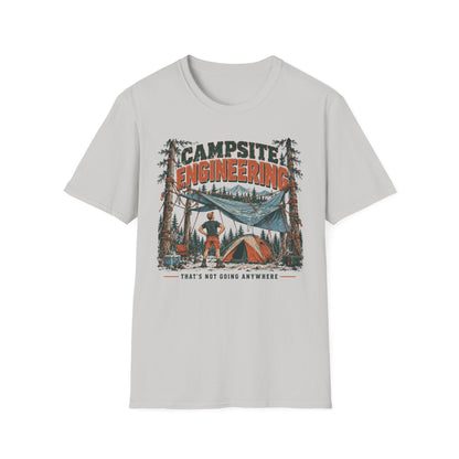 Campsite Engineering T-Shirt | Camping Quote Tee
