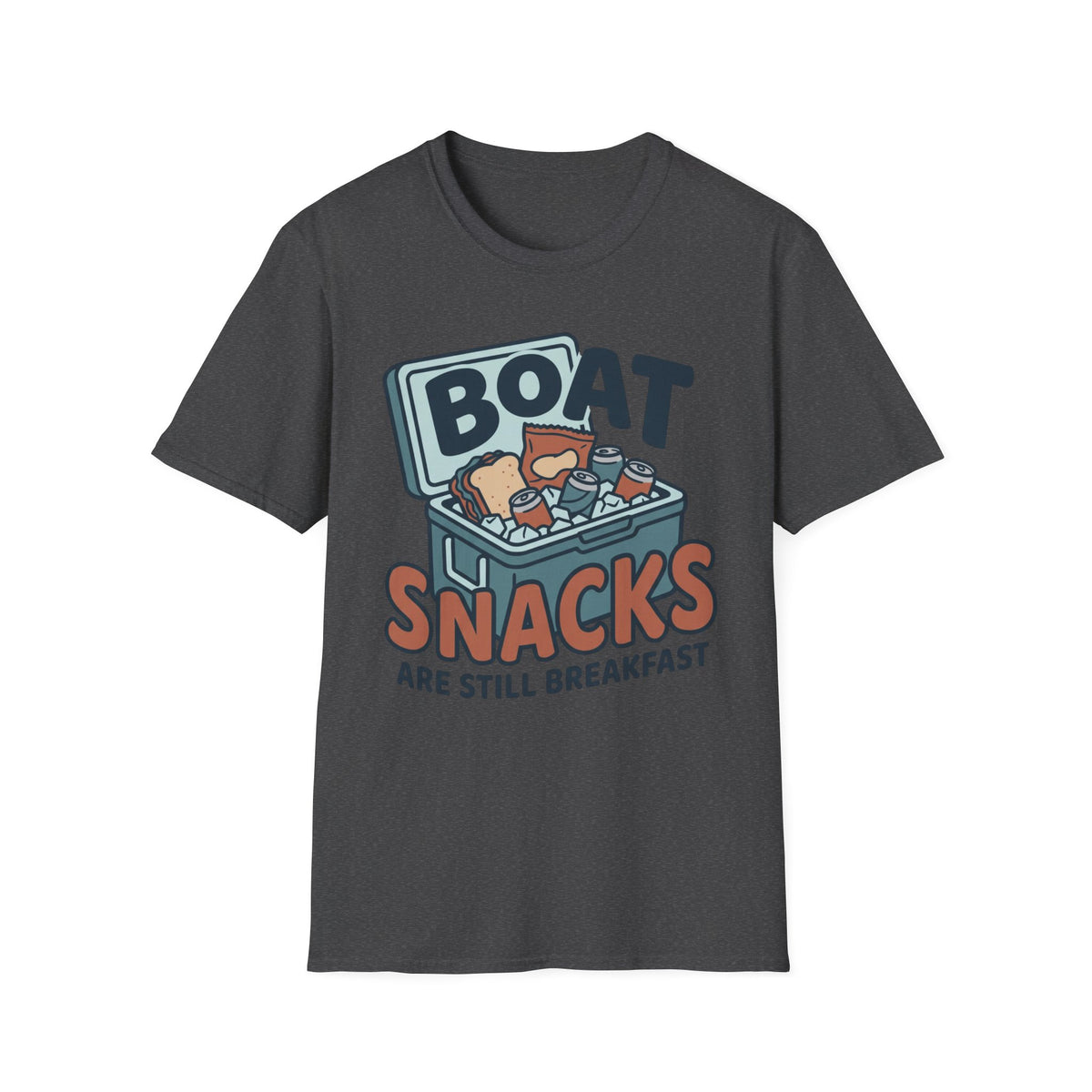Boat Snacks T-Shirt | Lake Day Quote Tee