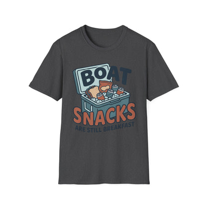 Boat Snacks T-Shirt | Lake Day Quote Tee