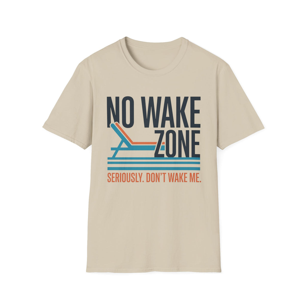 No Wake Zone T-Shirt | Lake Day Quote Tee