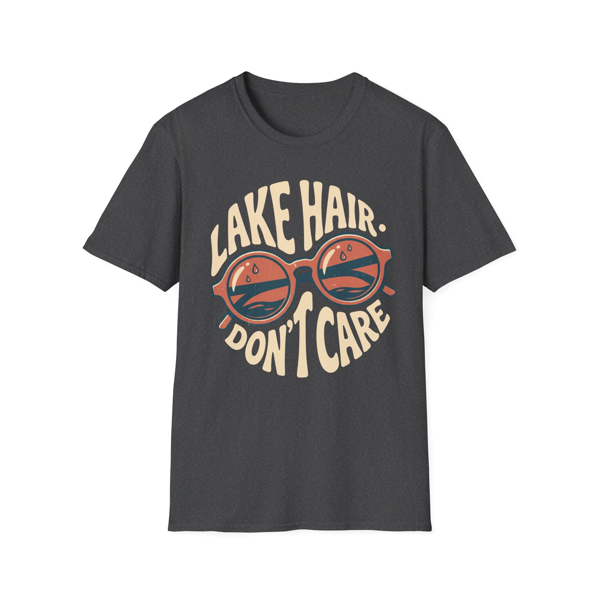Lake Hair Dont Care T-Shirt | Lake Day Quote Tee
