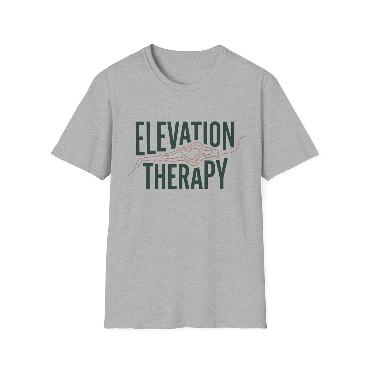 Elevation Therapy T-Shirt | Hiking Quote Tee
