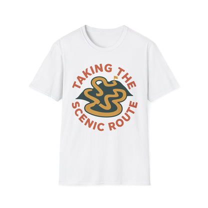 Scenic Route T-Shirt | Hiking Quote Tee