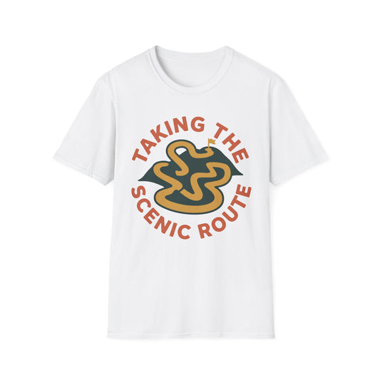 Scenic Route T-Shirt | Hiking Quote Tee