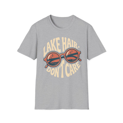 Lake Hair Dont Care T-Shirt | Lake Day Quote Tee