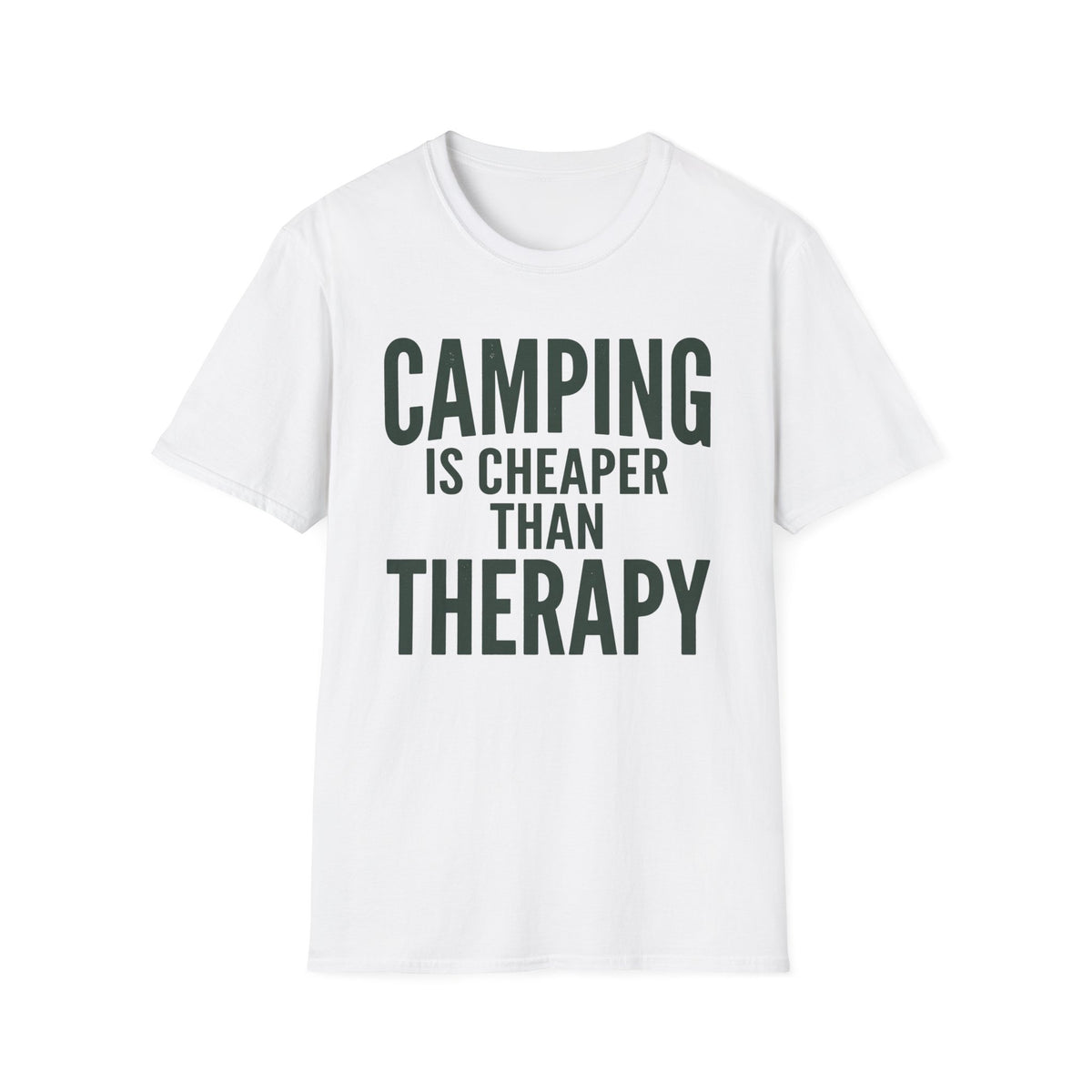 Camping Is Cheaper T-Shirt | Camping Quote Tee
