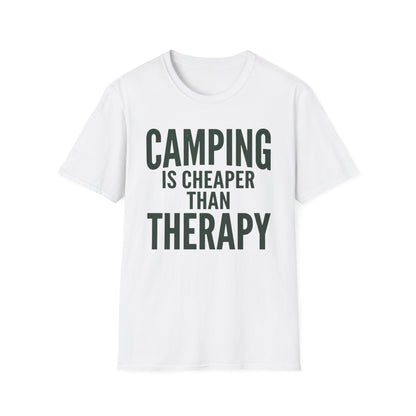Camping Is Cheaper T-Shirt | Camping Quote Tee