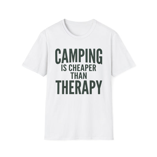 Camping Is Cheaper T-Shirt | Camping Quote Tee