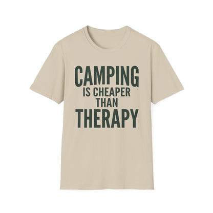 Camping Is Cheaper T-Shirt | Camping Quote Tee